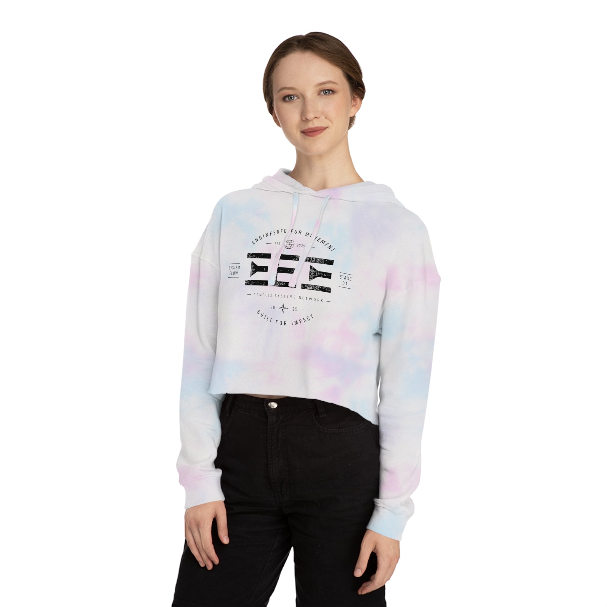 Cropped Hoodie — Women's Cropped Hooded Sweatshirt
