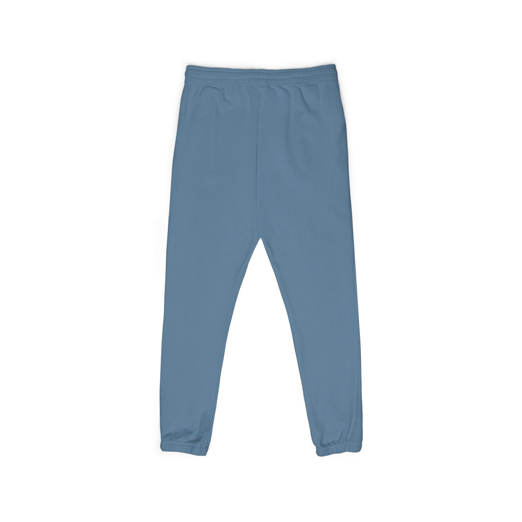 Beige 'LEEE' Vertical Graphic Sweatpants — Soft Garment-Dyed Fleece Joggers
