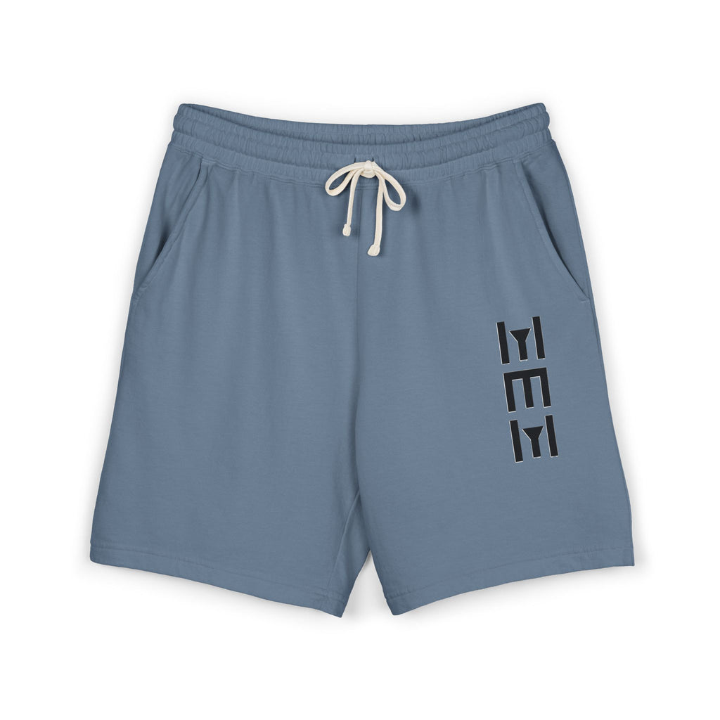 Lightweight Fleece Sweat Shorts — Minimal Vertical Logo