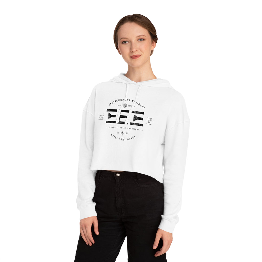 Cropped Hoodie — Women's Cropped Hooded Sweatshirt