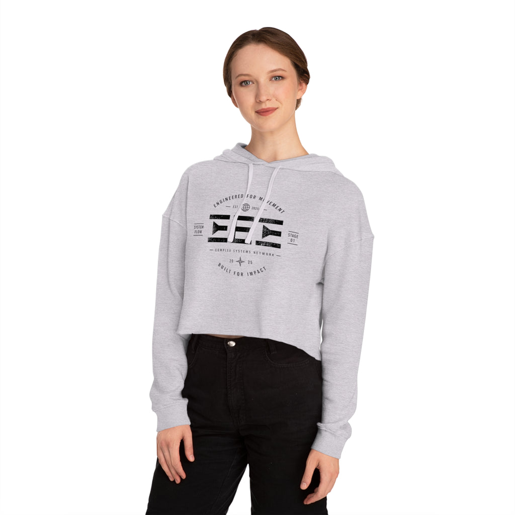 Cropped Hoodie — Women's Cropped Hooded Sweatshirt