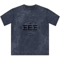 Vintage Crewneck Tee — Distressed Brown Retro Graphic Logo Shirt
