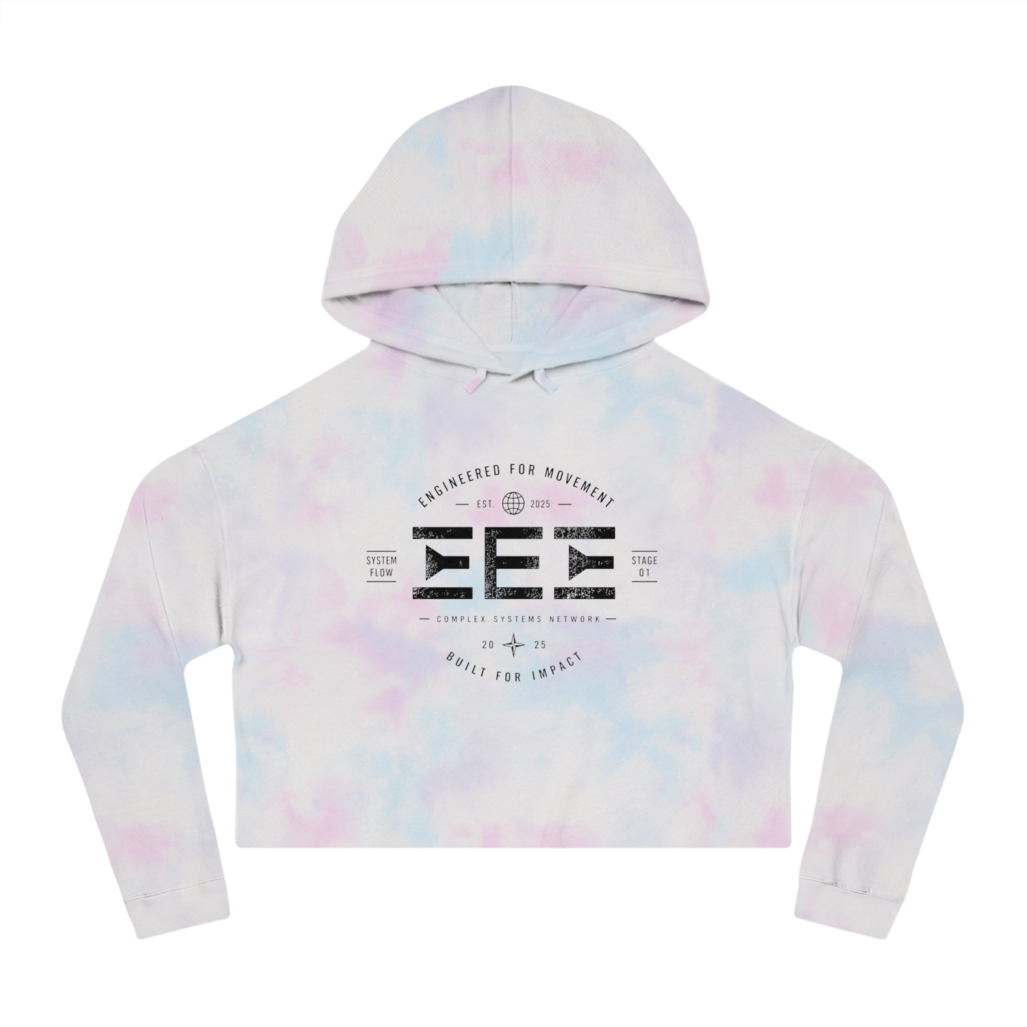 Cropped Hoodie — Women's Cropped Hooded Sweatshirt