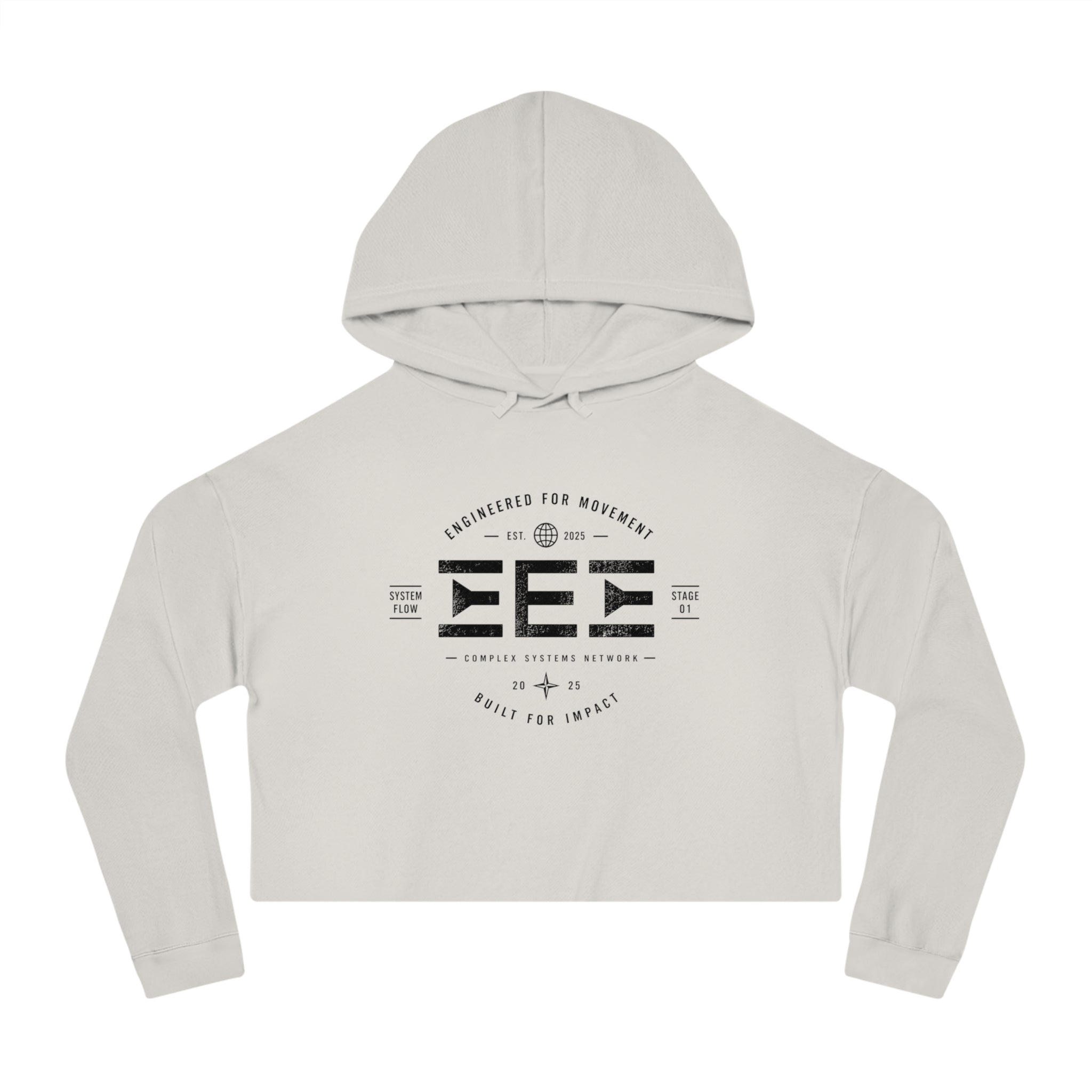 Cropped Hoodie — Women's Cropped Hooded Sweatshirt