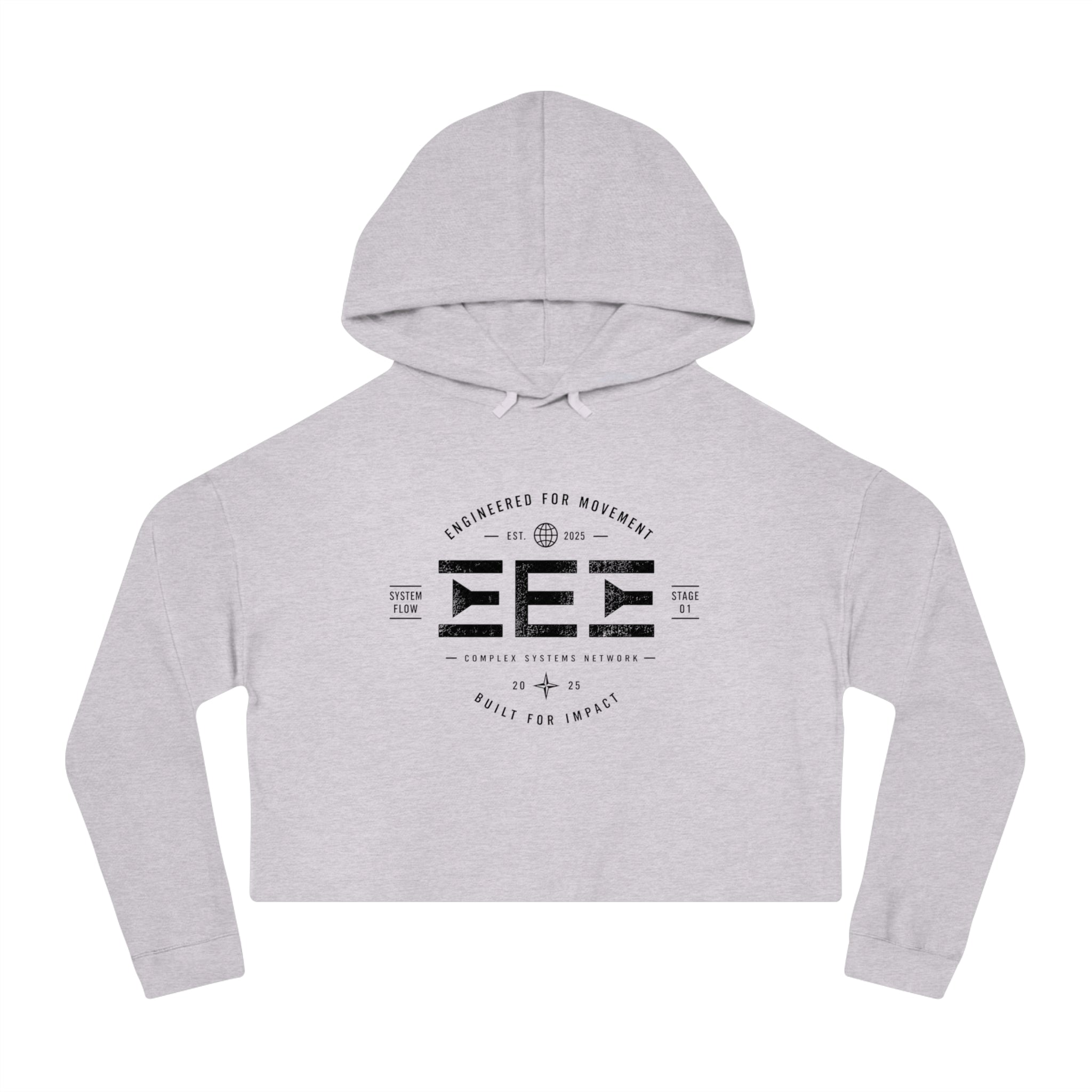 Cropped Hoodie — Women's Cropped Hooded Sweatshirt