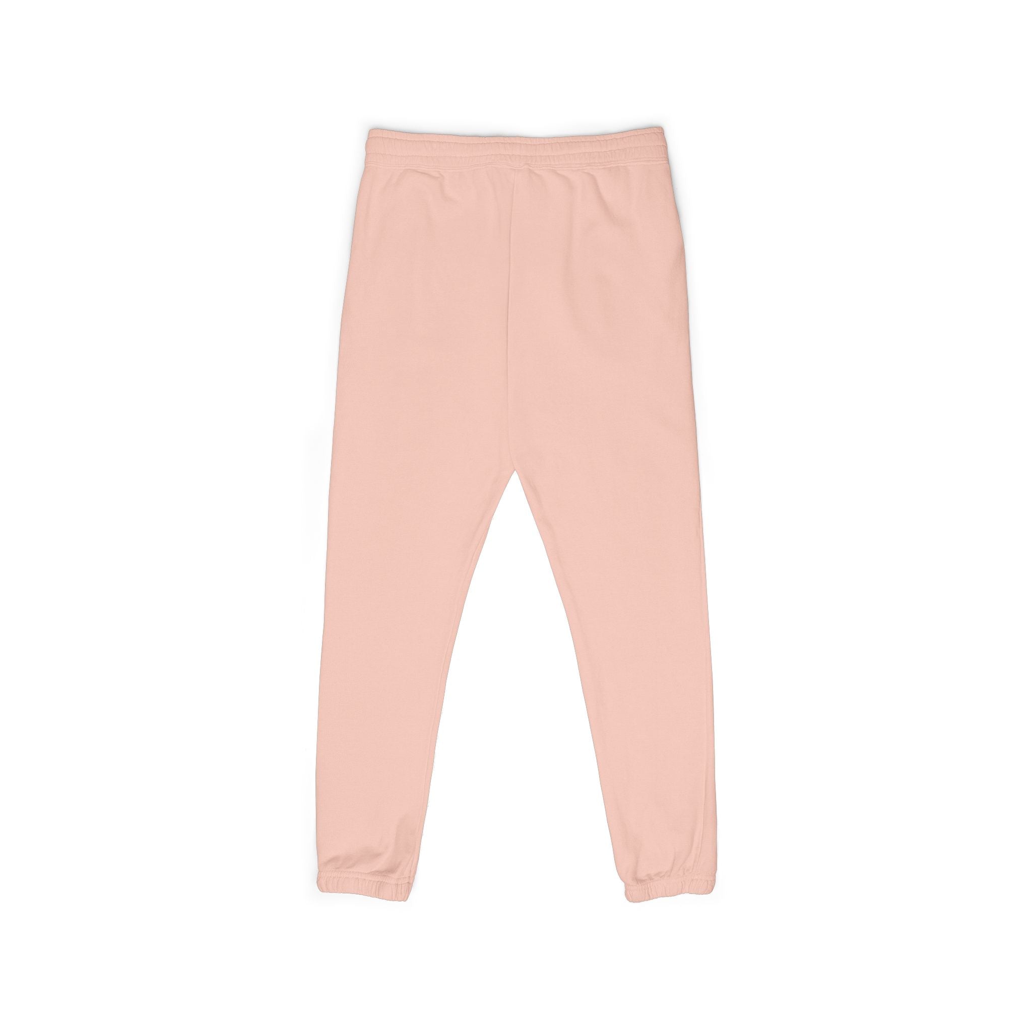 Beige 'LEEE' Vertical Graphic Sweatpants — Soft Garment-Dyed Fleece Joggers