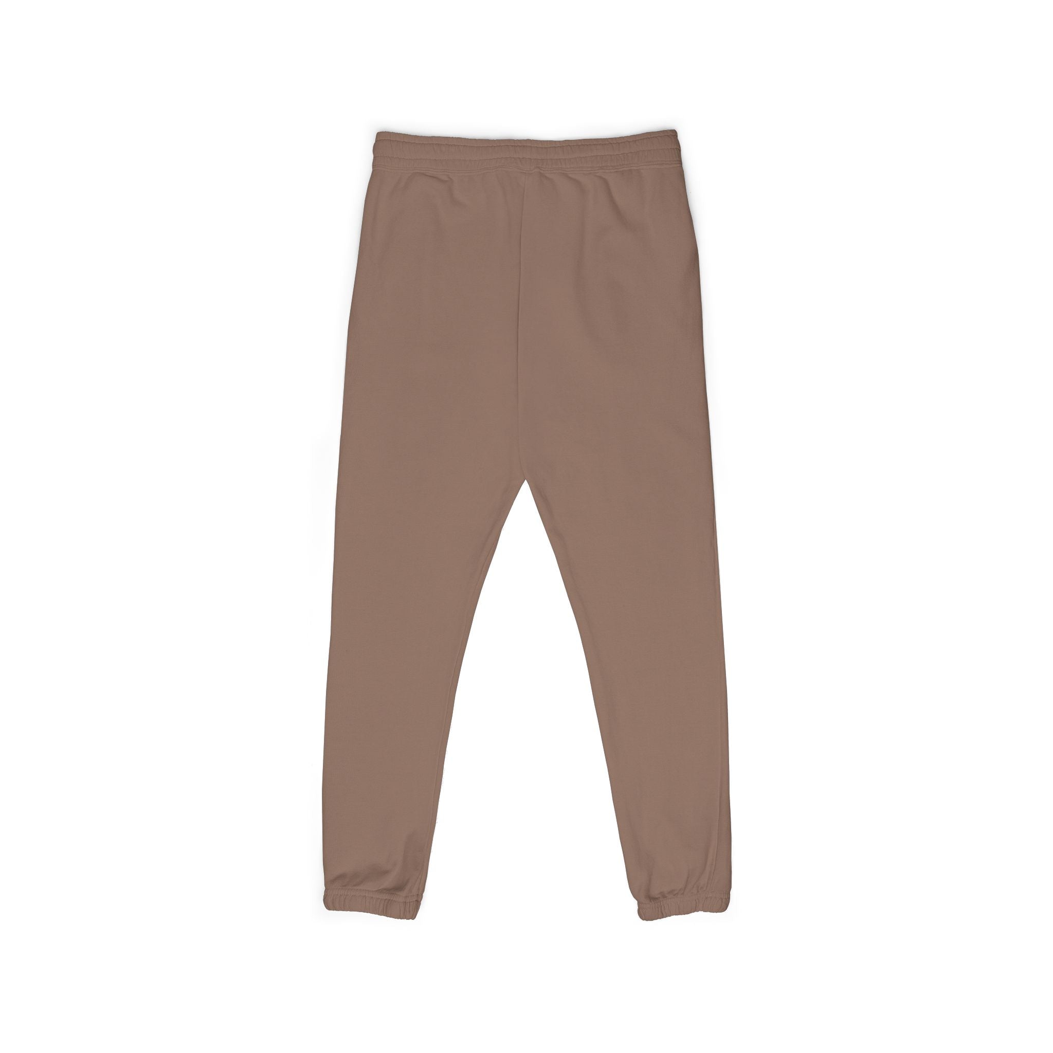 Beige 'LEEE' Vertical Graphic Sweatpants — Soft Garment-Dyed Fleece Joggers
