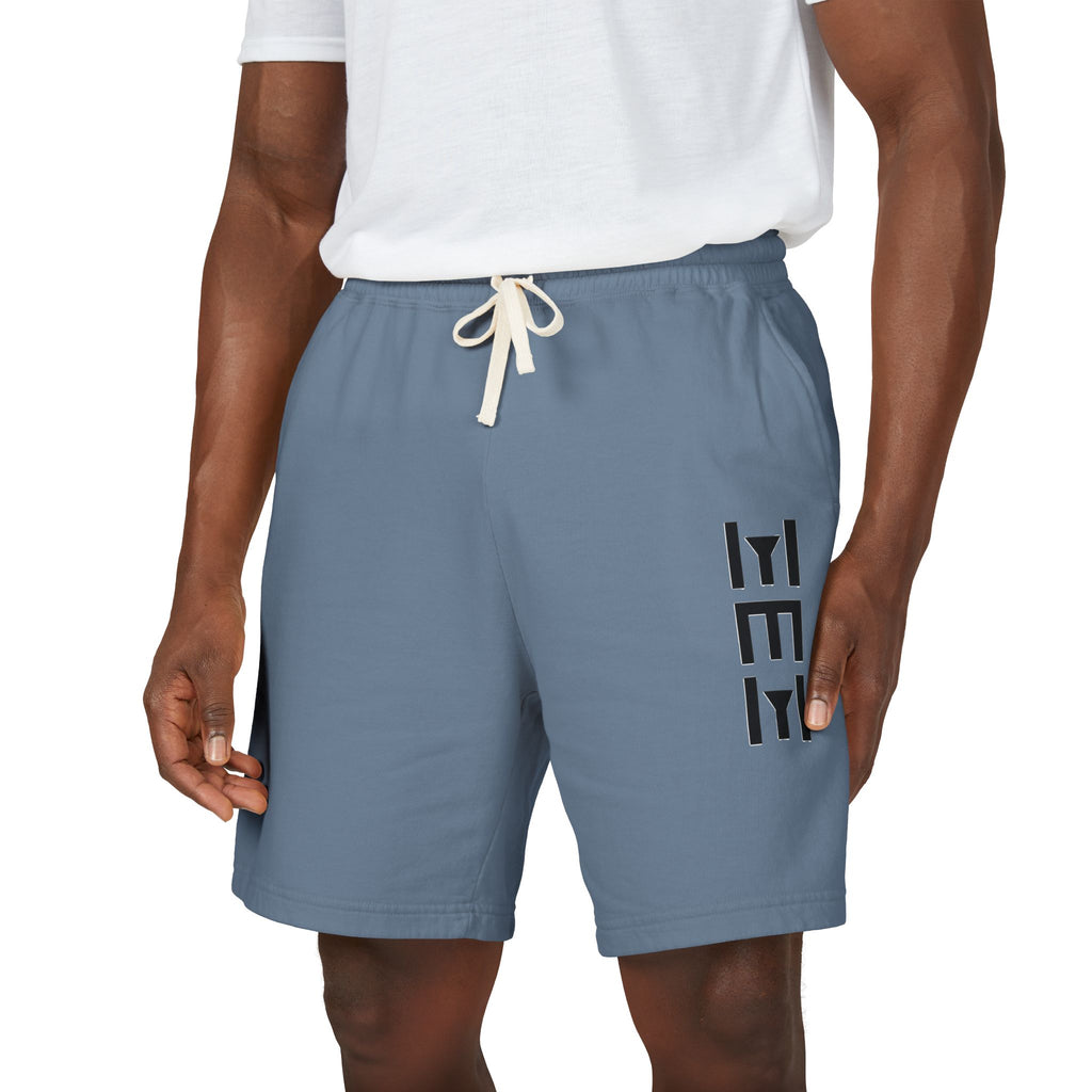 Lightweight Fleece Sweat Shorts — Minimal Vertical Logo