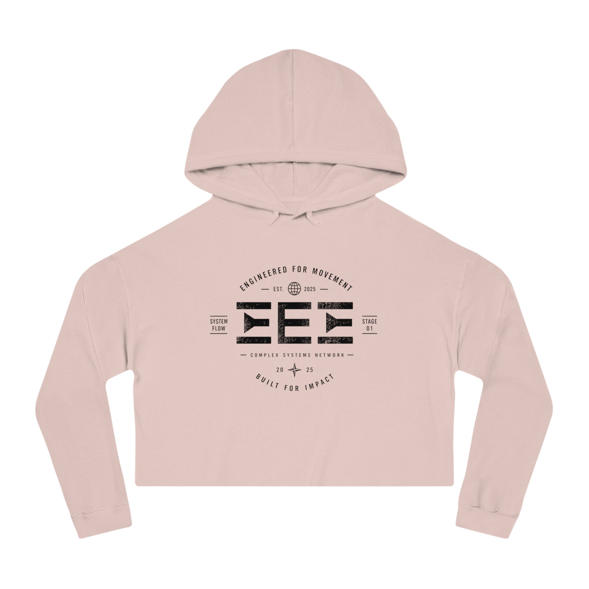 Cropped Hoodie — Women's Cropped Hooded Sweatshirt