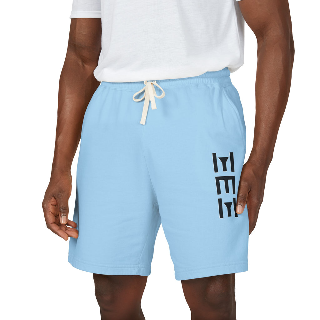 Lightweight Fleece Sweat Shorts — Minimal Vertical Logo