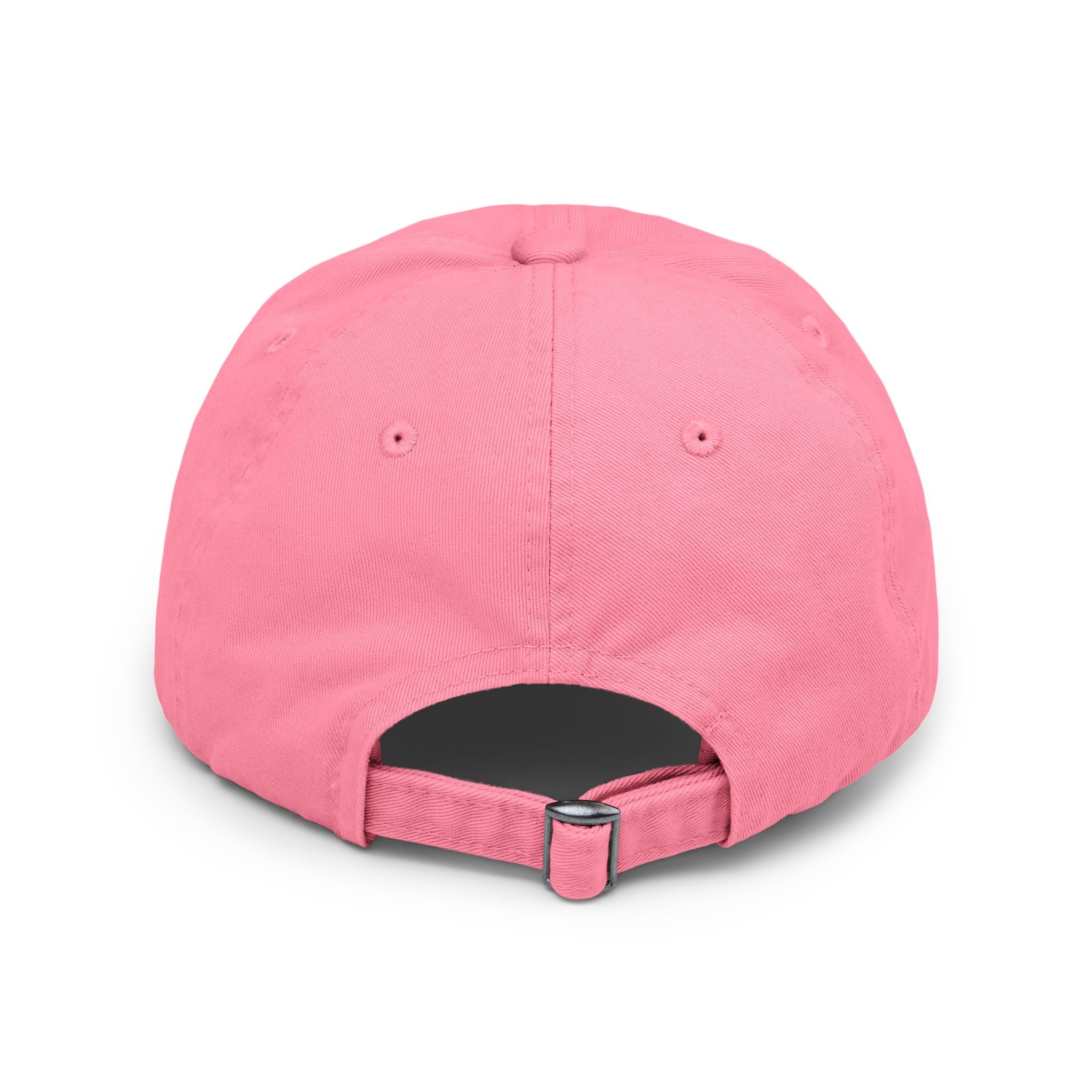 Distressed Baseball Cap with Stylized EEE Logo — Vintage Tan Hat