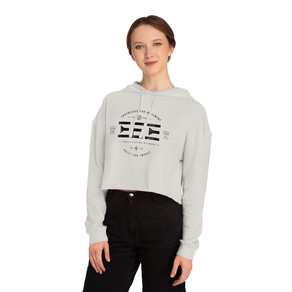 Cropped Hoodie — Women's Cropped Hooded Sweatshirt