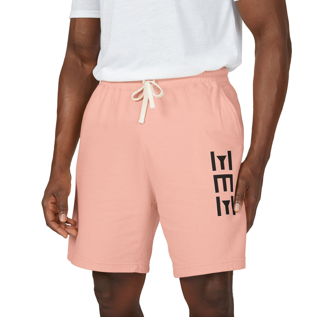 Lightweight Fleece Sweat Shorts — Minimal Vertical Logo